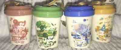 Walt Disney World 50th Anniversary Set 4 Parks Tumbler Mug Starbucks Ornaments - Sold on eBay Sep 30, 2021 for $89.50