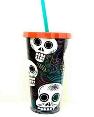 Starbucks Mexico 2019 Dia De Muertos Grande Tumbler w/Straw Halloween Last One ! - Sold on eBay Sep 14, 2021 for $88.88