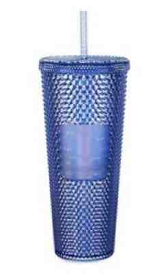 Starbucks Geometric Studded Blue/Purple Tumbler Disneyland 2021 Limited Edition - Sold on eBay Nov 18, 2021 for $88.88