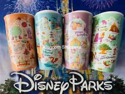 4 2020 Disney Parks Starbucks Magic Animal Epcot Studios Icons Tumbler Mug Set - Sold on eBay Nov 22, 2021 for $159.95