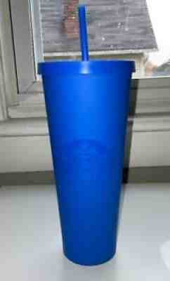 Starbucks Soft Matte Tumbler 24oz Royal Blue Cold Cup Venti - Sold on eBay Nov 24, 2021 for $150.00