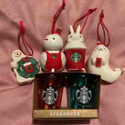 Starbucks Japan 2021 Ornament 5 Set Christmas Tree Winter Holiday Complete Full - Sold on eBay Nov 24, 2021 for $100.59