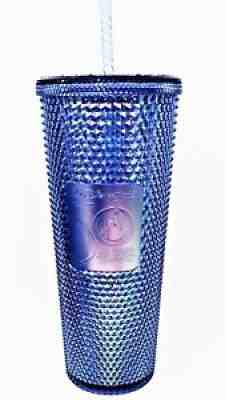 Walt Disney World 50th Anniversary Studded Blue Tumbler Cup 2021 Starbucks New - Sold on eBay Oct 08, 2021 for $86.99