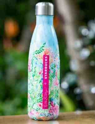 New Lilly Pulitzer + Starbucks S'well Sirens Calling Mermaid Water Bottle - Sold on eBay Oct 09, 2021 for $86.95
