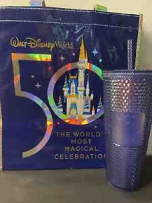 Disney Starbucks 50th anniversary Tumbler 24 oz The Perfect 50th Gift Bag Med - Sold on eBay Oct 09, 2021 for $86.50