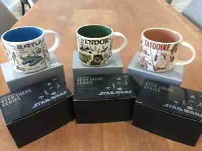 Disney Star Wars Starbucks Been There Series Mugs, Set Of Three New - Sold on eBay Aug 30, 2021 for $85.00