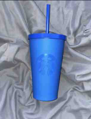 NEW Starbucks ð??? Grande Matte Blue Tumbler - Sold on eBay Sep 26, 2021 for $85.00