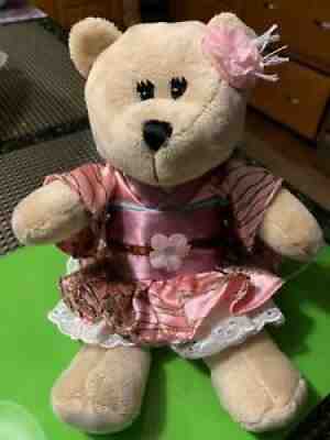 Starbucks Japan 2011 Bearista Bear Kimono Sakura Pink Collectible - Sold on eBay Oct 05, 2021 for $85.00