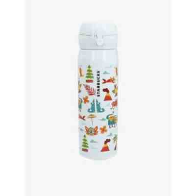 Starbucks indonesia Thermos Dewata Bali Joy MER507 ( Water Bottle Hot / Cold ) - Sold on eBay Oct 30, 2021 for $85.00