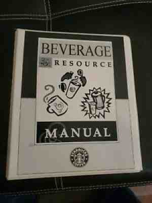 Starbucks Beverage Resource Manual 2000 Edition - Sold on eBay Nov 01, 2021 for $85.00