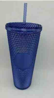 Walt Disney World 50th Anniversary Geometric Starbucks Tumbler with Straw â?? Blue - Sold on eBay Nov 09, 2021 for $85.00