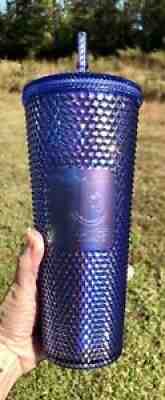 Disney World 2021 STARBUCKS 50th Iridescent Studded Bling Drink Tumbler NEW - Sold on eBay Nov 06, 2021 for $84.99