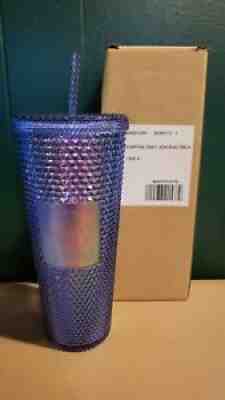 Walt Disney World Starbucks 50th Anniversary Celebration Studded Blue Tumbler!! - Sold on eBay Oct 14, 2021 for $84.95