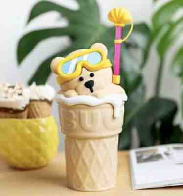 New Starbucks 2021 China Ice Cream Cone 15oz Ceramics Straw Cup Tumbler - Sold on eBay Nov 09, 2021 for $81.99