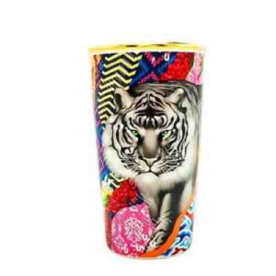 Starbucks Tristan Eaton Sumatra Tiger Ceramic Travel Mug 2018 Coffee Stories