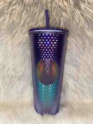 Starbucks New 2021 Limited Edition Blue Ombre Bling Iridescent Studded Tumbler - Sold on eBay Aug 30, 2021 for $80.00