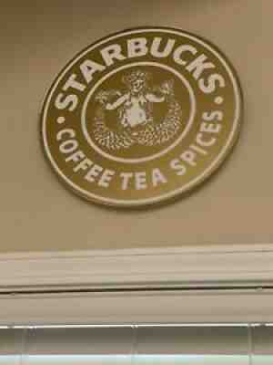 Genuine Starbucks Coffee Store Sign Vintage Tea Spices - Sold on eBay Sep 02, 2021 for $80.00