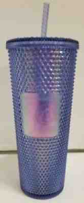 Disney Parks Starbucks 50th Anniversary Blue Studded 24oz Tumbler Cup In Hand! - Sold on eBay Oct 04, 2021 for $80.00