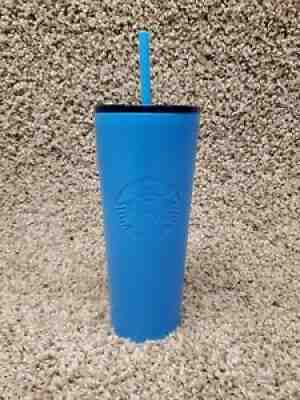 Starbucks Matte Colbalt blue Stainless Steel Tumbler 16 Fl Oz Venti Cold Cup - Sold on eBay Oct 10, 2021 for $80.00