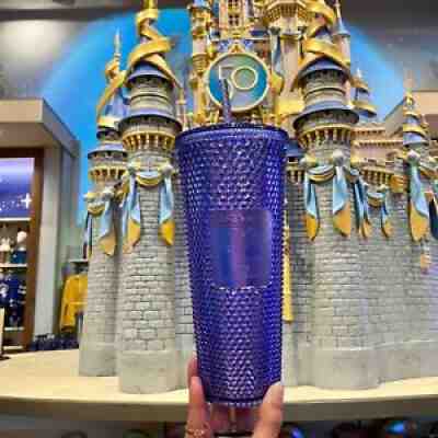 2021 Starbucks Walt Disney World 50th Anniversary Blue Studded Tumbler Brand New - Sold on eBay Oct 18, 2021 for $80.00