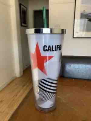 Starbucks 2014 California Bear Red Star Tumbler Venti Acrylic Cold Cup Rare - Sold on eBay Dec 01, 2021 for $499.00