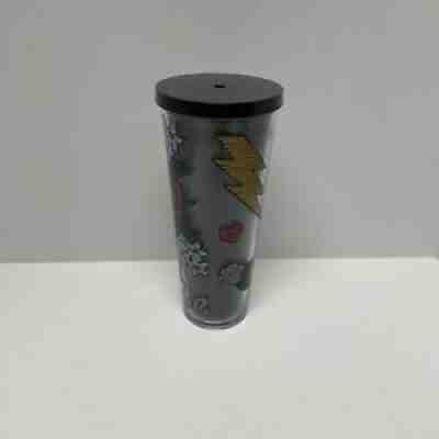Starbucks Love Stitch Tattoo Tumbler Cup With Straw Venti Large RARE - Sold on eBay Dec 02, 2021 for $195.00