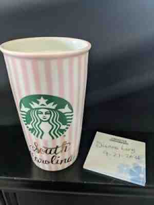 Starbucks 2016 South Carolina Limited Double Wall Ceramic Travel Tumbler Mug - Sold on eBay Nov 26, 2021 for $150.00