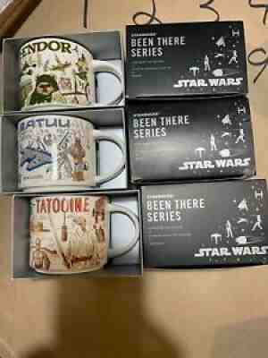 Set qty 3 Star Wars Starbucks Been There Series Mug Tatooine, Batuu & Endor New - Sold on eBay Nov 26, 2021 for $132.99