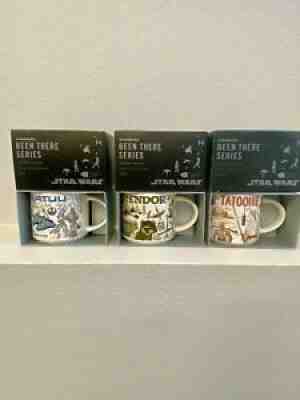 Star Wars Starbucks Been There Series Mug Set of 3 Tatooine, Batuu & Endor New! - Sold on eBay Dec 01, 2021 for $119.99