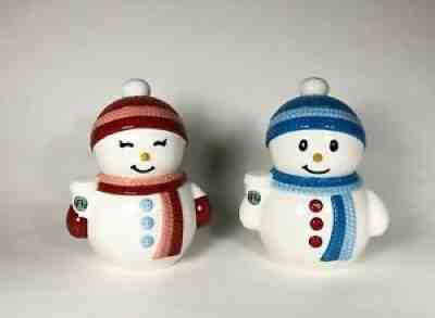 2 New Snowman Holiday Christmas Starbucks Coffee Cookie Jar Canisters 2008 - Sold on eBay Nov 25, 2021 for $119.97