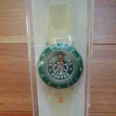 New 2001 SWATCH x STARBUCKS COFFEE 5th Anniversary Watch Limited Edition - Sold on eBay Nov 26, 2021 for $109.00