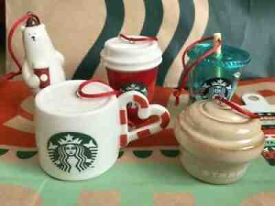 Starbucks Japan 2020 Holiday Special Christmas Ornament 5 full complete set - Sold on eBay Nov 24, 2021 for $102.99