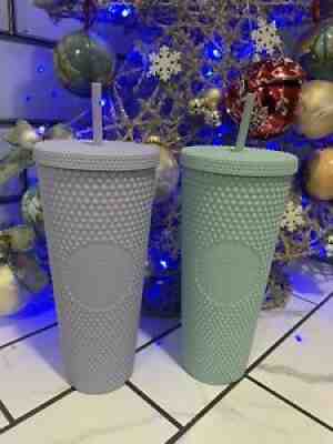 Starbucks Lilac Studded & Mint Studded Venti Set - NEW - Sold on eBay Nov 28, 2021 for $100.00