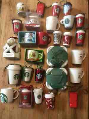 Lot Of 35 Starbucks Christmas Tree Ornaments Holiday All New - Never Used - Sold on eBay Nov 29, 2021 for $99.99