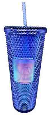 Disney World Starbucks 50th Anniversary Studded Blue Tumbler 24 oz Parks 2021 - Sold on eBay Nov 28, 2021 for $95.99