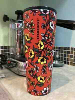 Starbucks 2018 Red and Yellow Poppy Floral Tumbler - Sold on eBay Nov 27, 2021 for $95.00