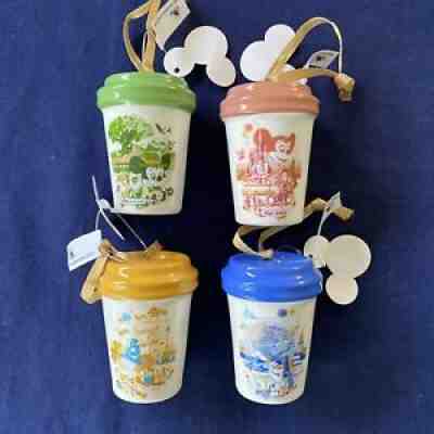 Disney 50th Anniversary Starbucks Set Of 4 Retro Vault Mini Tumbler Ornament NWT - Sold on eBay Oct 10, 2021 for $84.99