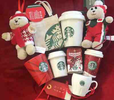 Starbucks Christmas Ornaments Lot Of 10 - Sold on eBay Nov 30, 2021 for $84.99