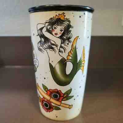 Starbucks Mermaid Tumbler Sailor Tattoo - Sold on eBay Nov 25, 2021 for $80.00