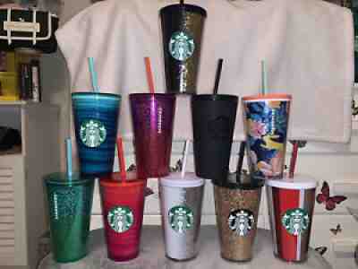 starbucks tumbler grande Lot Of 10 Cups 16oz Cups. - Sold on eBay Dec 01, 2021 for $80.00