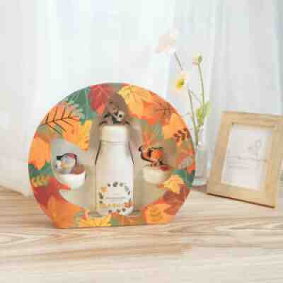 New 2021 China Starbucks Autumn Maple Leaf 8oz SS Vacuum Cup + 3 Lids Gift Box - Sold on eBay Oct 07, 2021 for $79.99