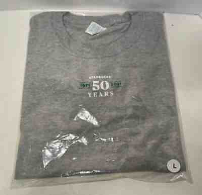 New STARBUCKS 50th Anniversary T Shirt Size Large Employees Only Limited Sealed