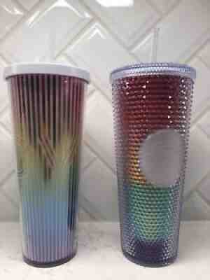 Starbucks Pride Summer 2020 and 2019 Combo Rare Rainbow ð??? Venti 24Oz Tumbler - Sold on eBay Oct 14, 2021 for $79.99