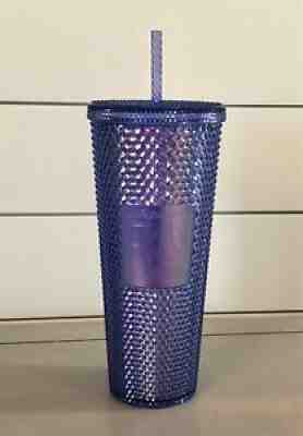 Walt Disney World 50th Anniversary Starbucks Blue Studded Tumbler NEW - Sold on eBay Oct 16, 2021 for $79.99