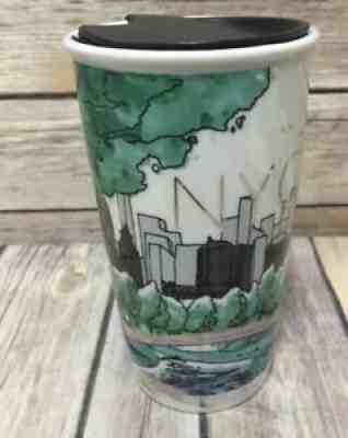 RARE Starbucks NYC New York City Central Park 12oz Ceramic Travel Mug With Lid - Sold on eBay Oct 22, 2021 for $79.99