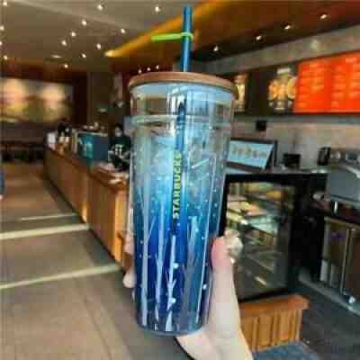 Starbucks Tumbler Korea fire fly Double Glass sippy Straw Cup Limited Edition - Sold on eBay Oct 30, 2021 for $79.99