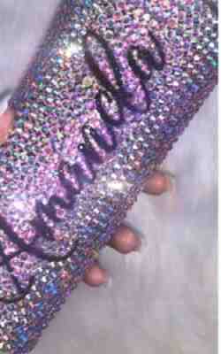 Personalized Name Starbucks Bling studded Rhinestones cup Venti Tumbler 24oz - Sold on eBay Dec 02, 2021 for $160.00