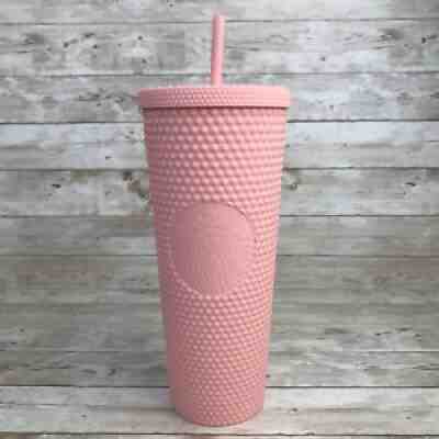 Starbucks Studded Matte Pink Diamond 2020 Venti 24oz Tumbler Rubberized Cold Cup - Sold on eBay Dec 02, 2021 for $149.99