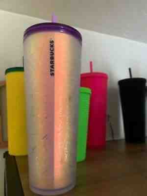 starbucks halloween 2021 cups Brand new FROSTED SPIDER WEB 24oz with straw.Â  - Sold on eBay Dec 02, 2021 for $135.00