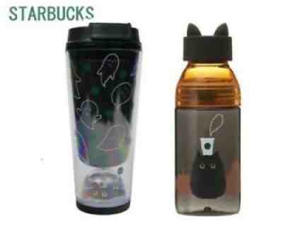 Starbucks Japan Halloween 2020 Snowglobe tumbler & Black Cat Bottle Set F/S New - Sold on eBay Dec 02, 2021 for $126.00